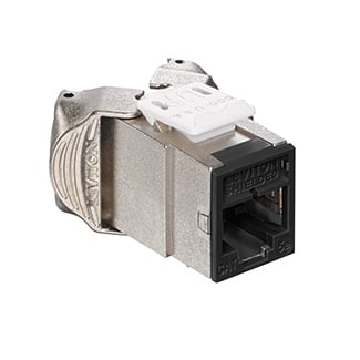 Atlas-X1 Cat 5e Shielded QuickPort Connector, Black