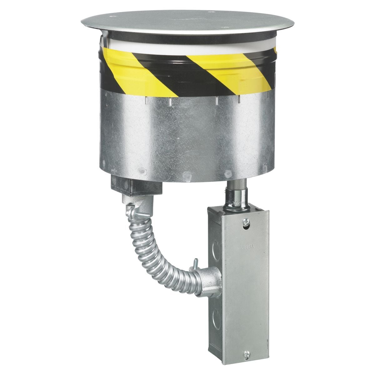 Fire Rated Poke Throughs, Recessed 8" Series, Through Floor Fitting Only, No S1RJNCxx Series Fitting Box, No Sub Plates