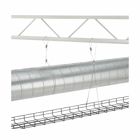 Eaton B-Line series hanging system, Uncoated galvanized, KwikWire wire rope, Wire rope construction type 7 x 7, 1/16" wire max