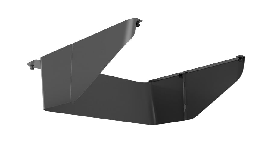 ALEDS house side shield 4 screws