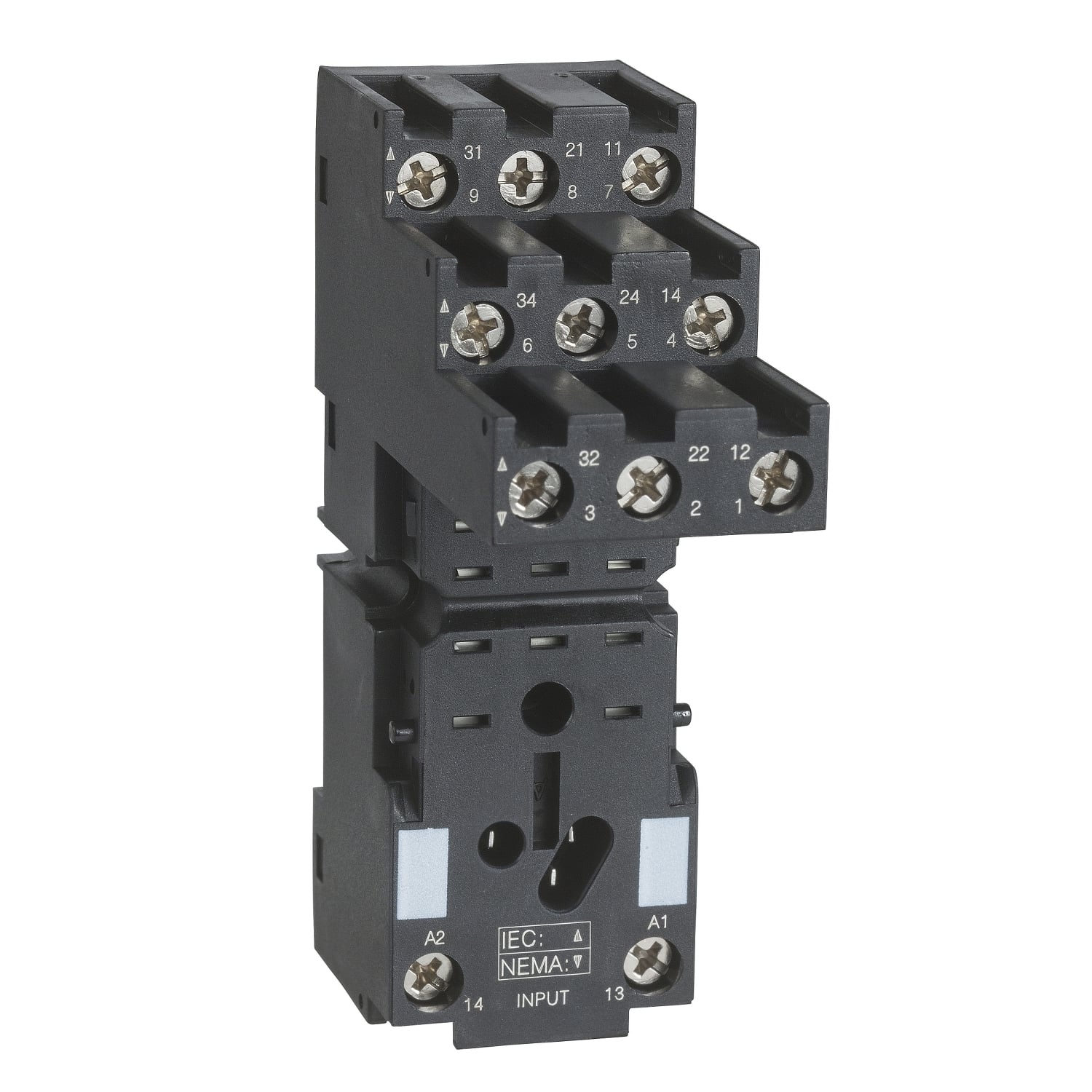 socket, Harmony Electromechanical Relays, for RXM3 relays, screw connec to rs, separate contact