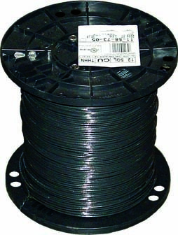 600 Volts. Copper Conductor. Thermoplastic Insulation/Nylon Sheath, Heat, Moisture, Gasoline and Oil Resistant II.  Rated THHN and THWN. Also rated AWM.