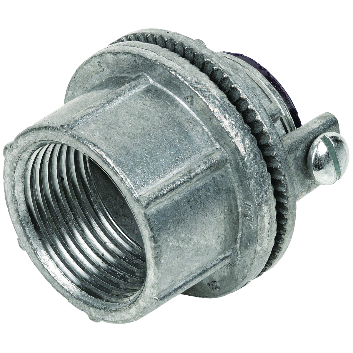 1" Zinc Weather Proof Conduit Hub w/ Ground