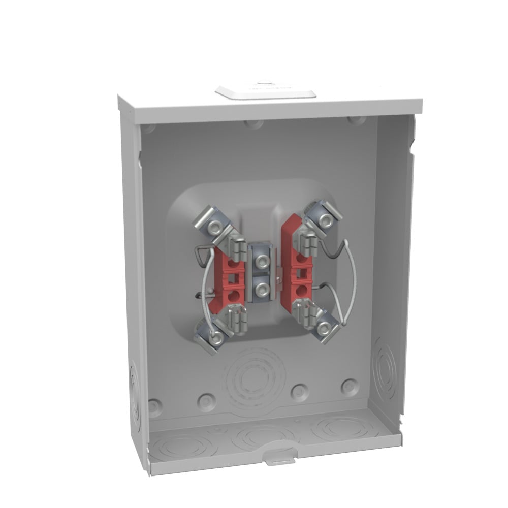 U7040-XL-TG-IL 4 Term, Ringless, Small Closing Plate, Triplex Ground, 7-16 inch Knockout Lock Provision