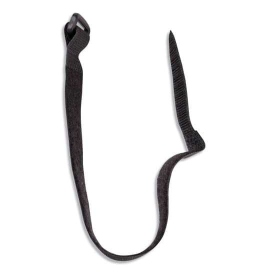 FOL Buckle Tie, Black Polyamide (Nylon 6.6) for Temperatures up to 93.3 Degrees Celsius (200 F), Length of 304.8mm (12.0 Inches), Width of 19.05mm (0.75 Inch), Thickness of 1.588mm (0.0625 Inch), Tensile Strength Rating of 222.5 Newtons (50 Pounds)