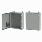 Continuous Hinge Enclosure with Clamps LP Type 4, 48x36x10, Gray, Mild Steel