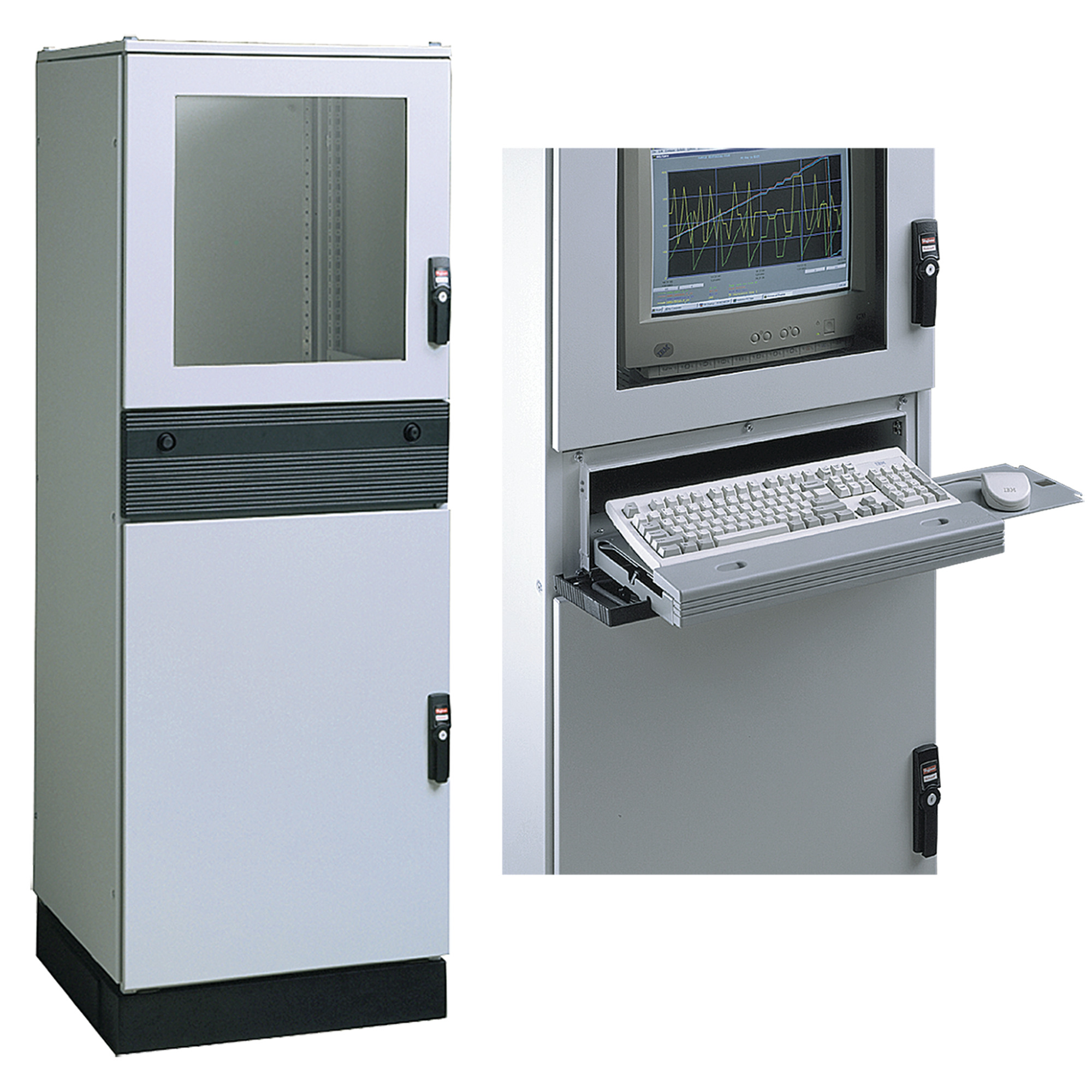 PROLINE-PC Modular Enclosure Type 12, 1600x600x600, Lt Gray, Steel