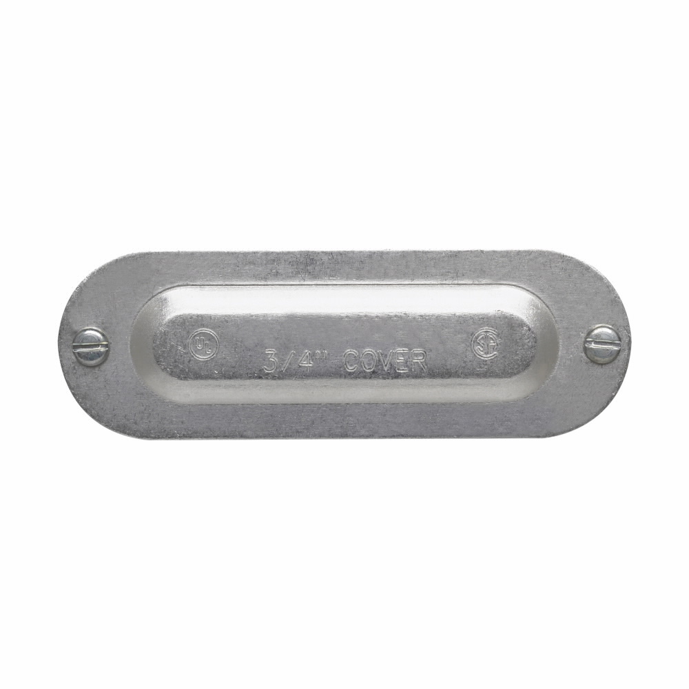Eaton Crouse-Hinds series Condulet Series 5 cover, Aluminum, 2-1/2" or 3"