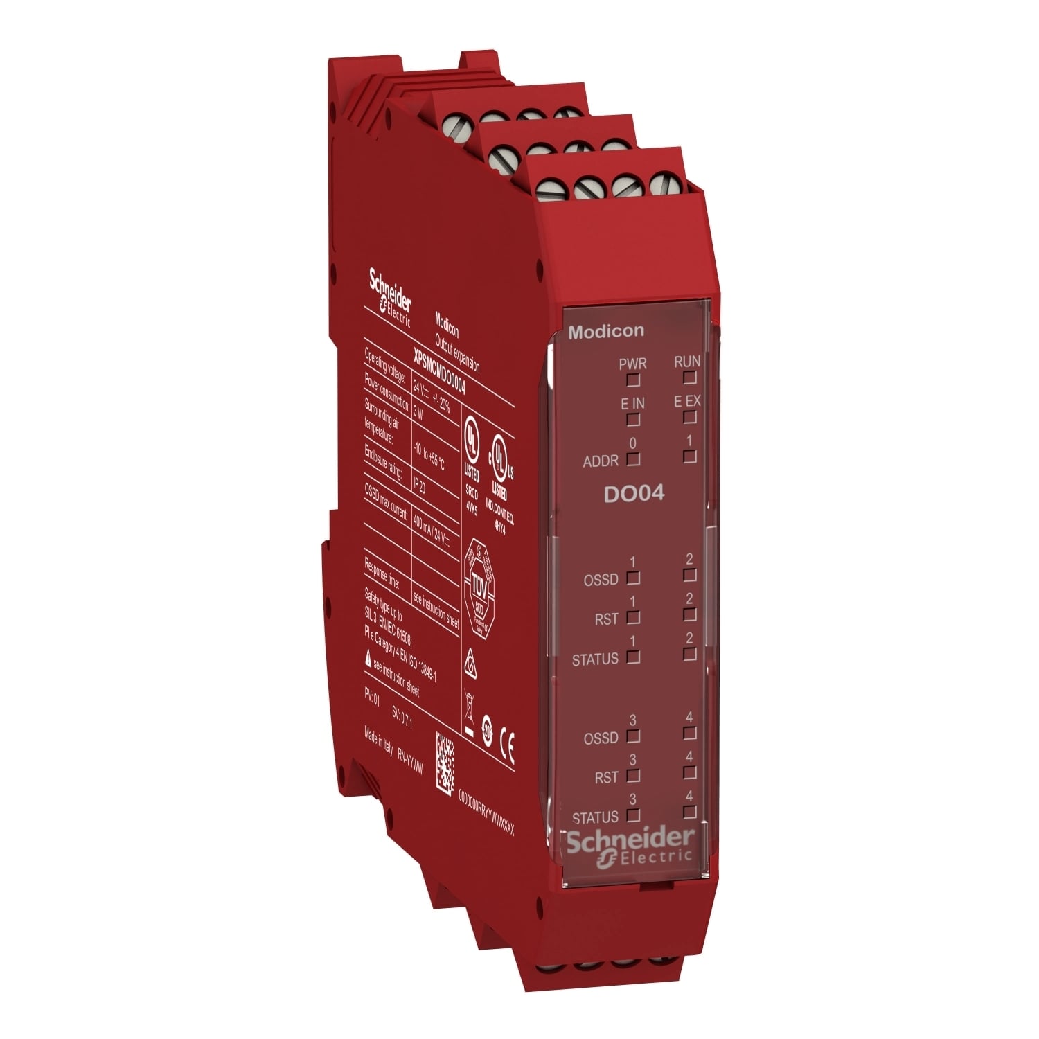 expansion modules, Modicon MCM, 4 digital output pairs, screw