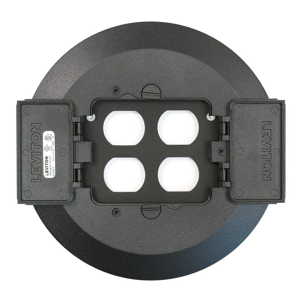 2-GANG DUPLEX FLIP LID FLOOR COVER