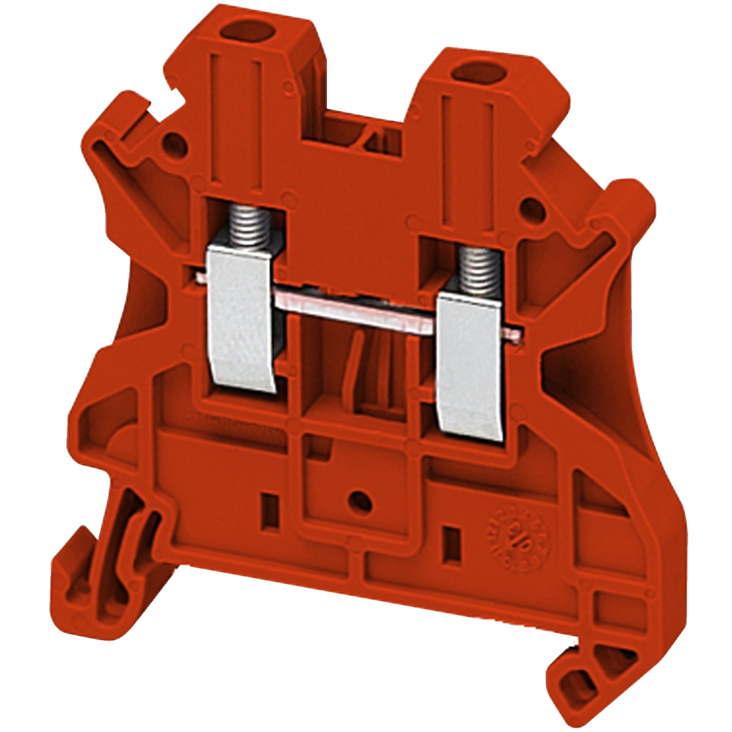 Terminal block, Linergy TR, red, 2.5mm2, passthrough, 2 points, set of 10