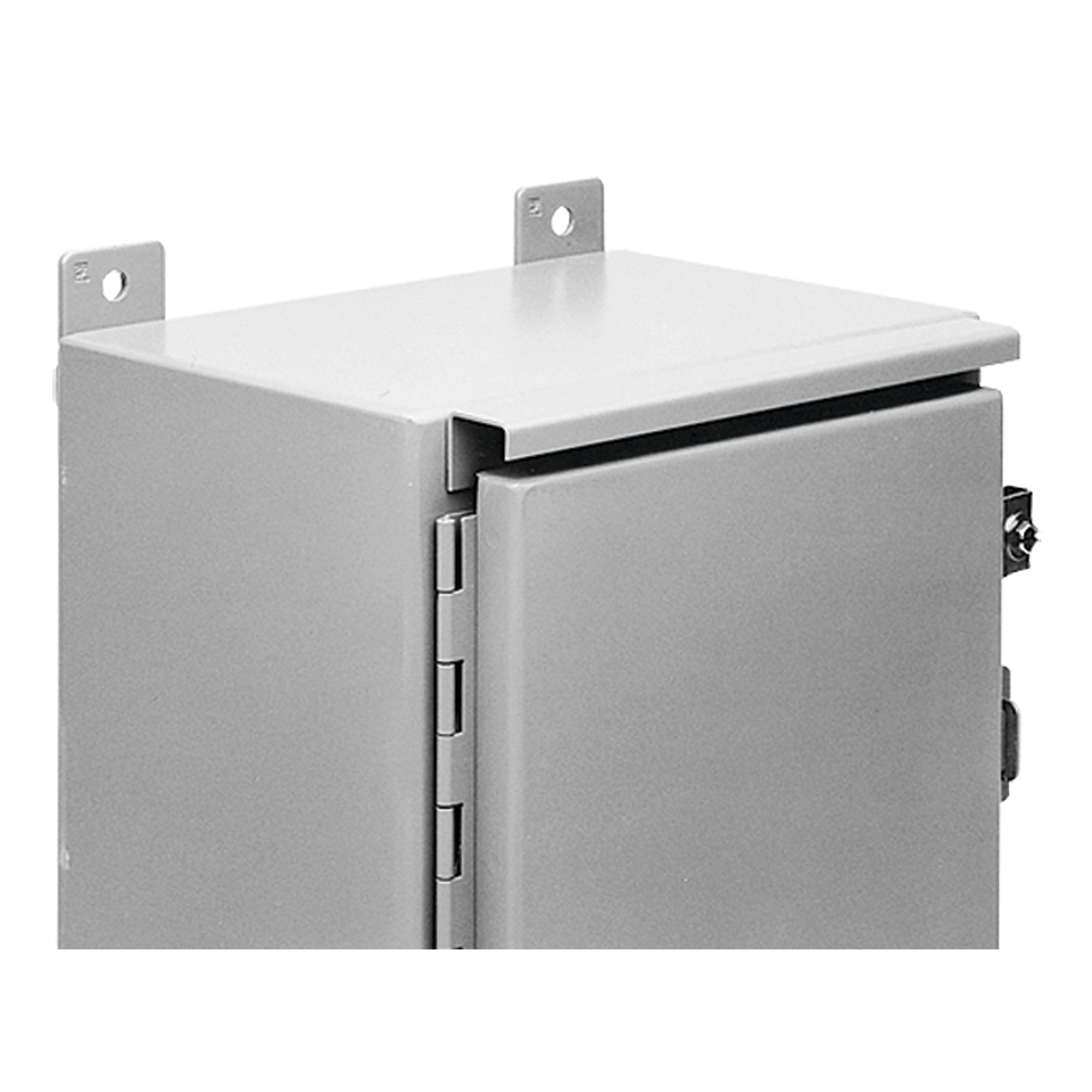 Drip Shield Kit for Single-Door Wall-Mount Enclosures, fits B=36.00, Gray, Steel