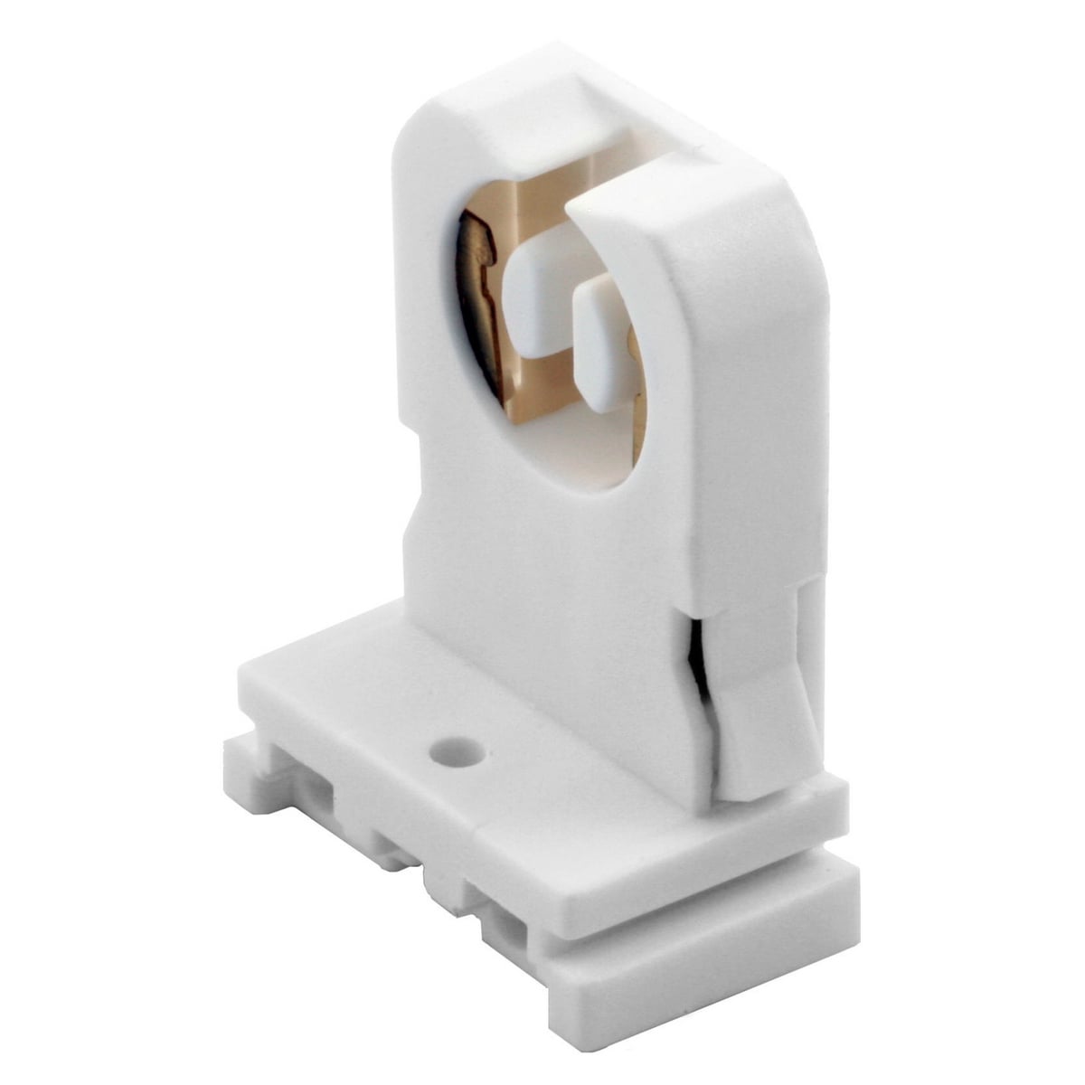 Lamp Holders and Sockets, Fluorescent Lamp Holder, Bi-Pin, Slide On, 4-Wire, Low Profile