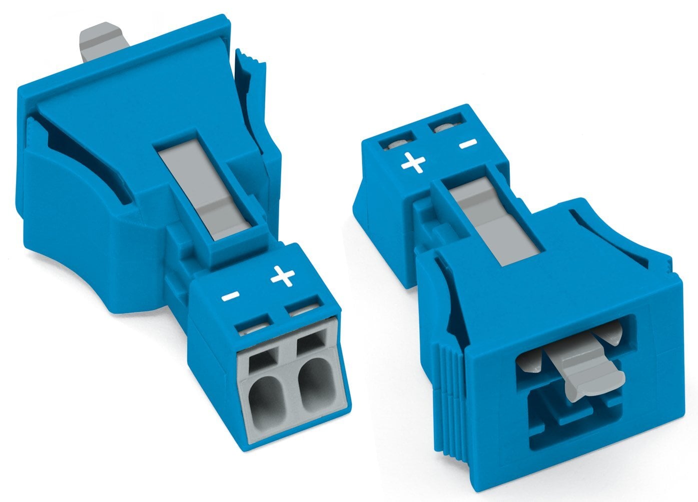 Snap-in plug; 2-pole; Cod. I; 1,50 mm; blue