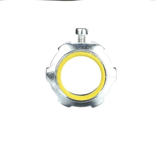 Set Screw Connector, Insulated and Concrete Tight, Conduit Size 1 Inch, Length 1.888 Inches, Material Zinc Plated Steel, For use with EMT Conduit