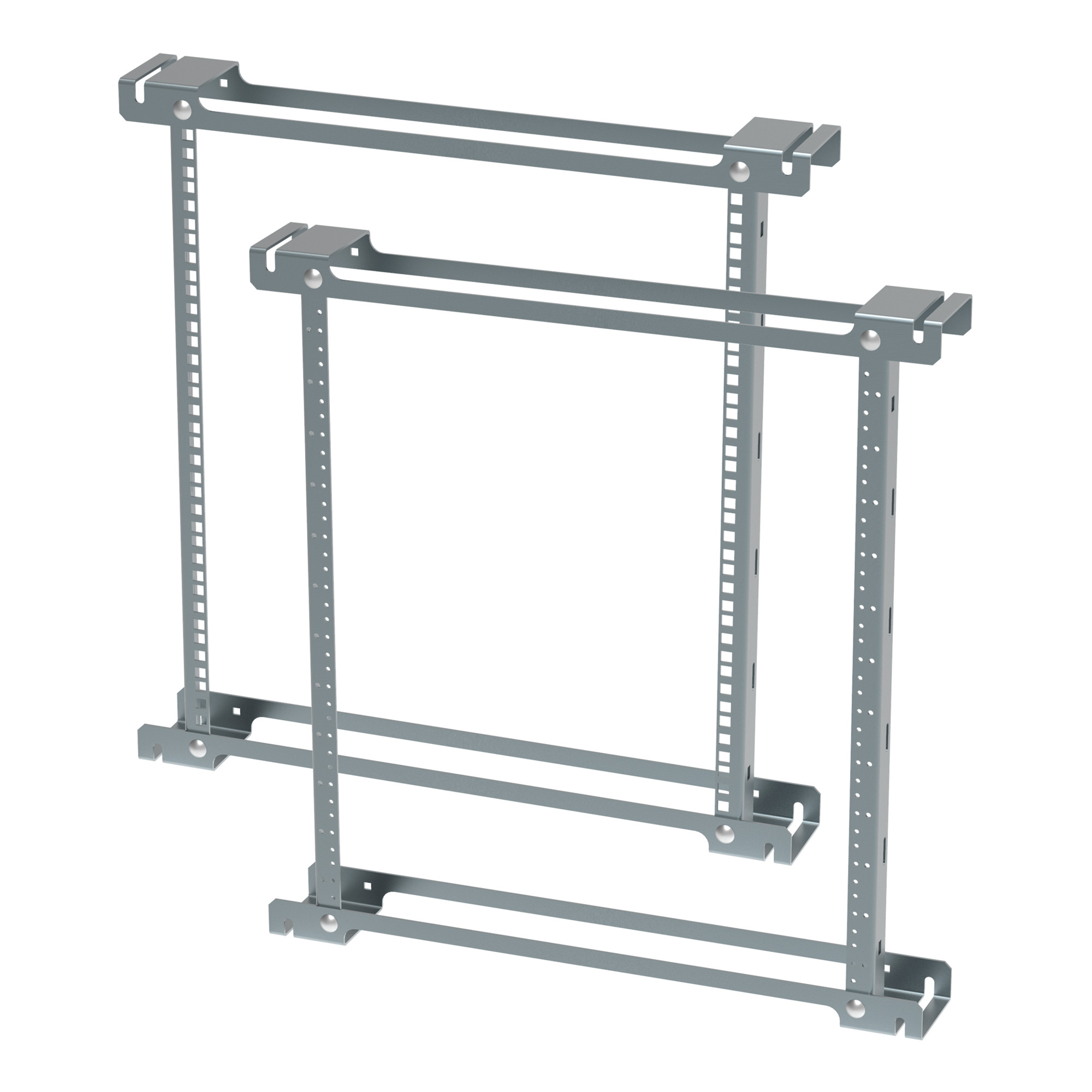 ProTek Rack Angles Square, 33.25 19U, Plated, Steel