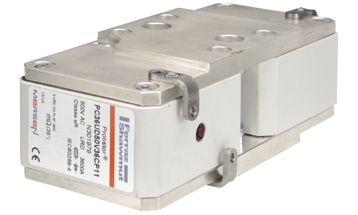 High-Speed Fuse 2x33 aR 500VAC 3600A Striker Plates with Metric Threaded Holes