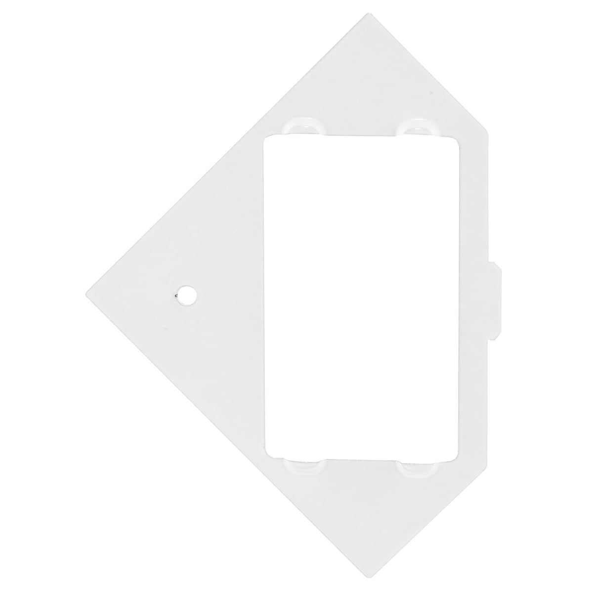 SystemOne 1-Gang Recessed Floor Box Plate, Hubbell 3U iStation Opening
