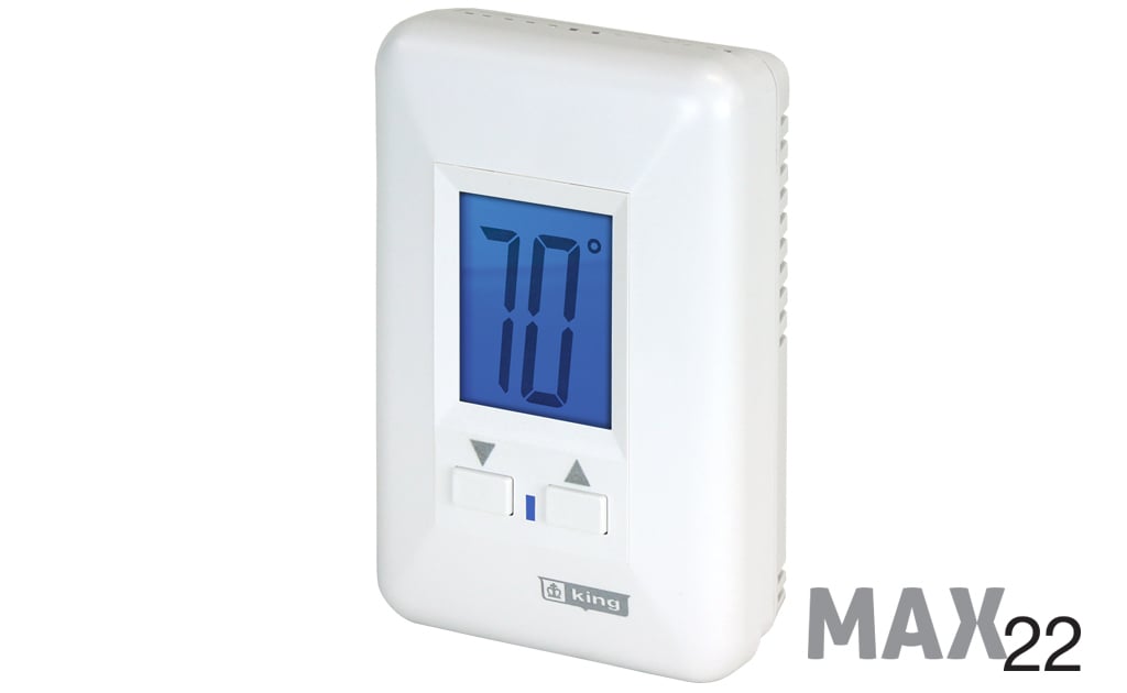 THERMOSTAT ELECTRONIC  208/240V 22AMP SP RETAIL PKG