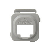 Connector Adapter Bezel, For Clipsal Wallplates, Gray