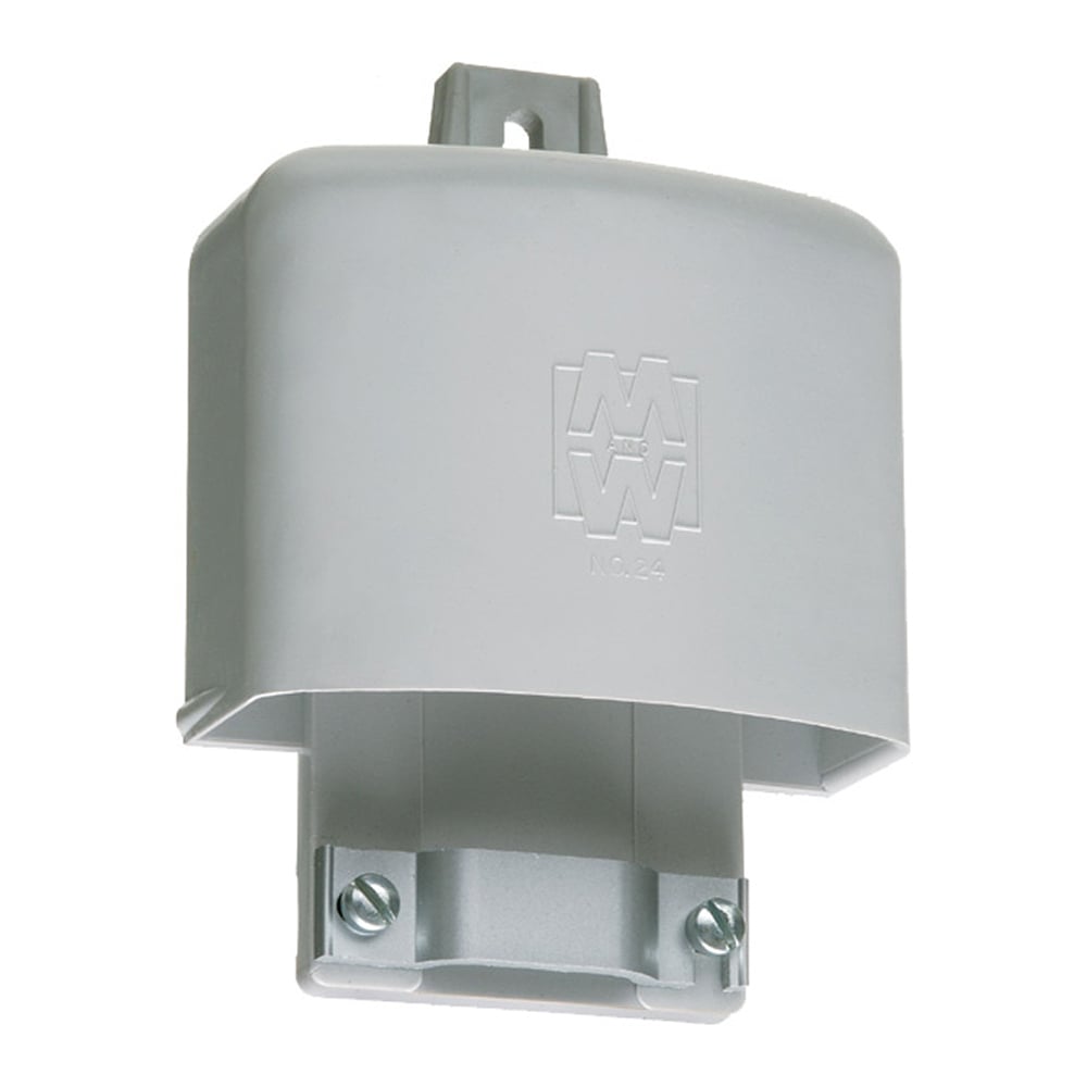 Service Entrance Hood, accommodates three 1/0 two 3/0 two service entrance cables.
