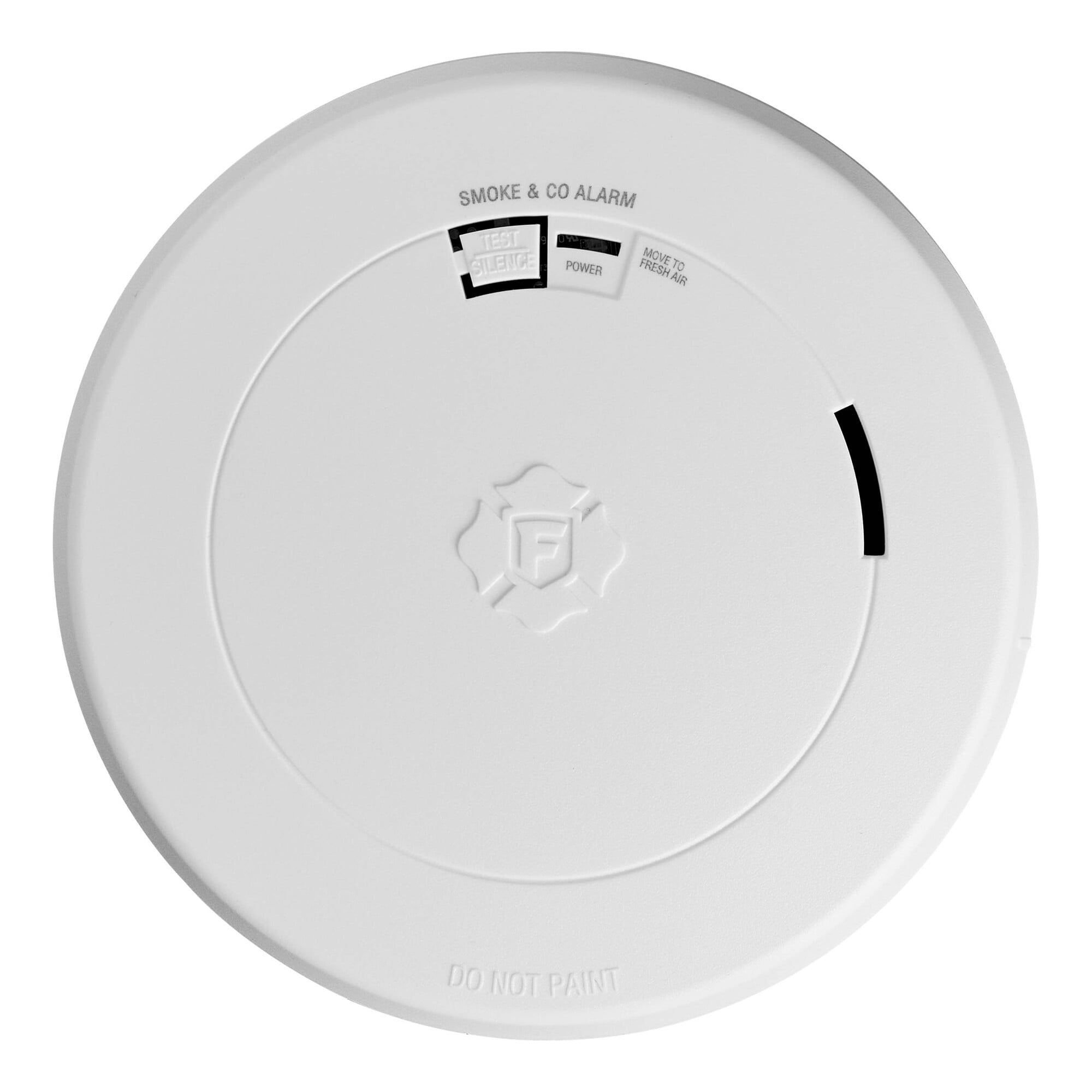 Battery powered Combo smoke & CO alarm with 10-Year sealed 3V lithium battery and Silence feature.  Includes Photoelectric smoke sensing technology and electrochemical carbon monoxide sensor.