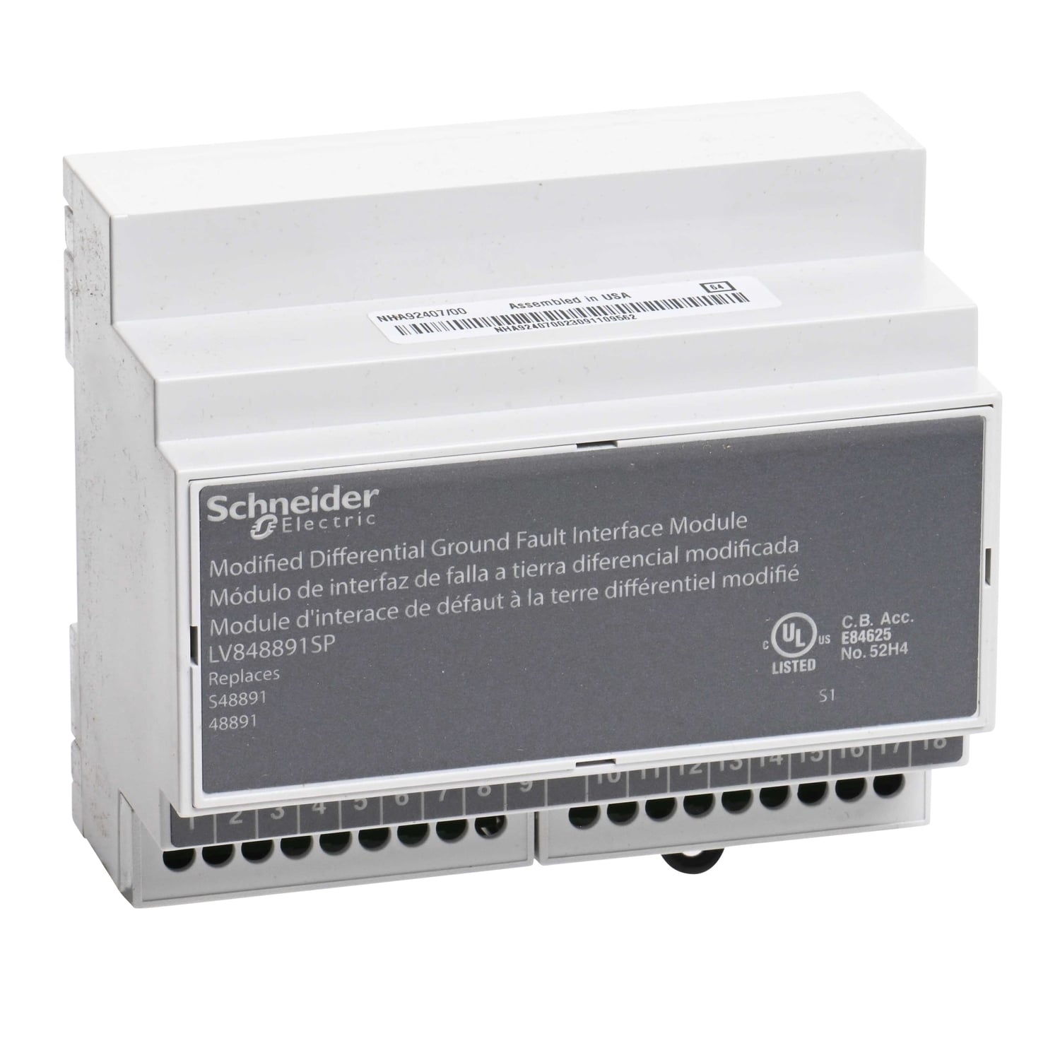 MDGF summing module, MasterPact MTZ1/MTZ2/MTZ3, earth fault protection, spare part