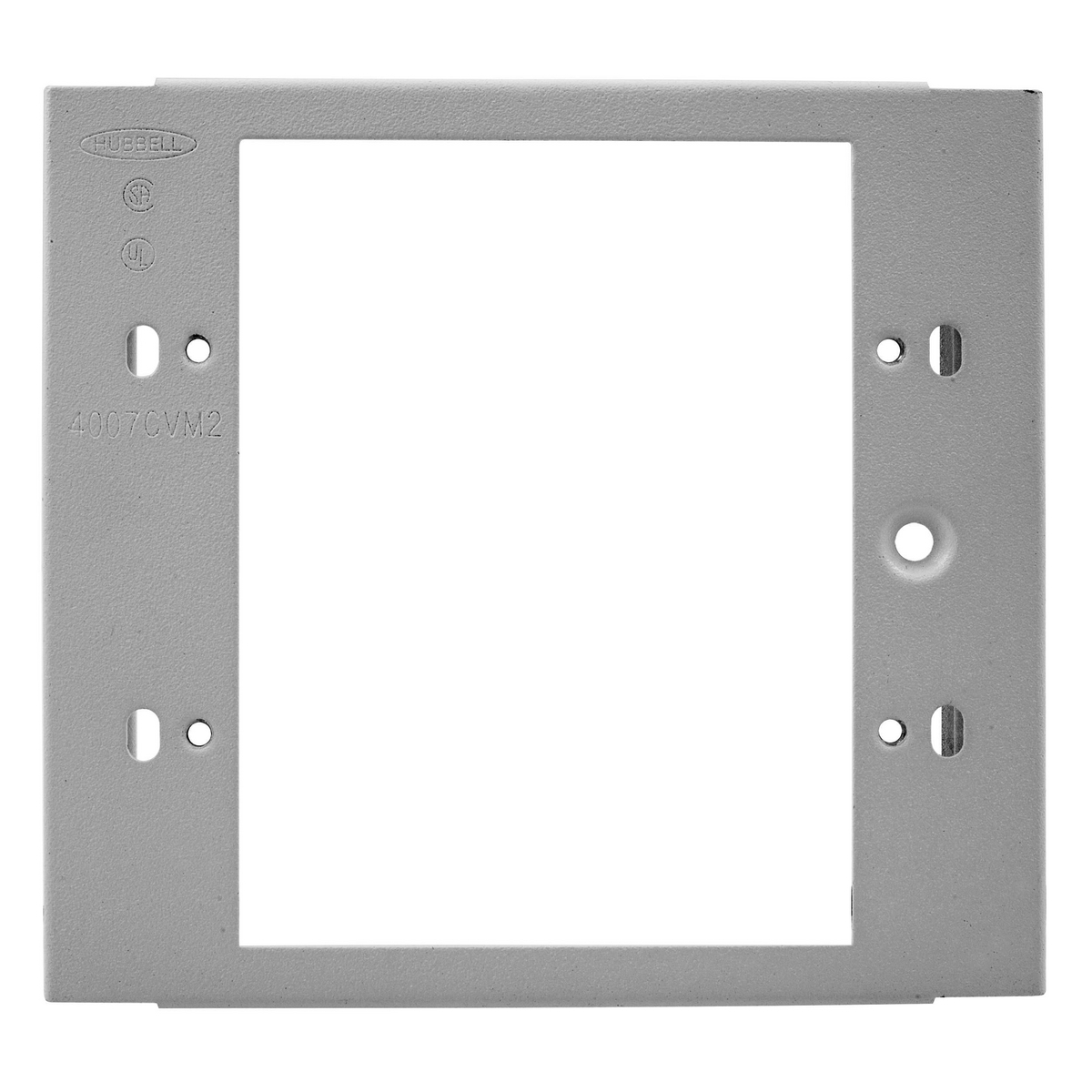 Metal Raceway HBL4750 Series, Device Plate, Double, Vertical Mount