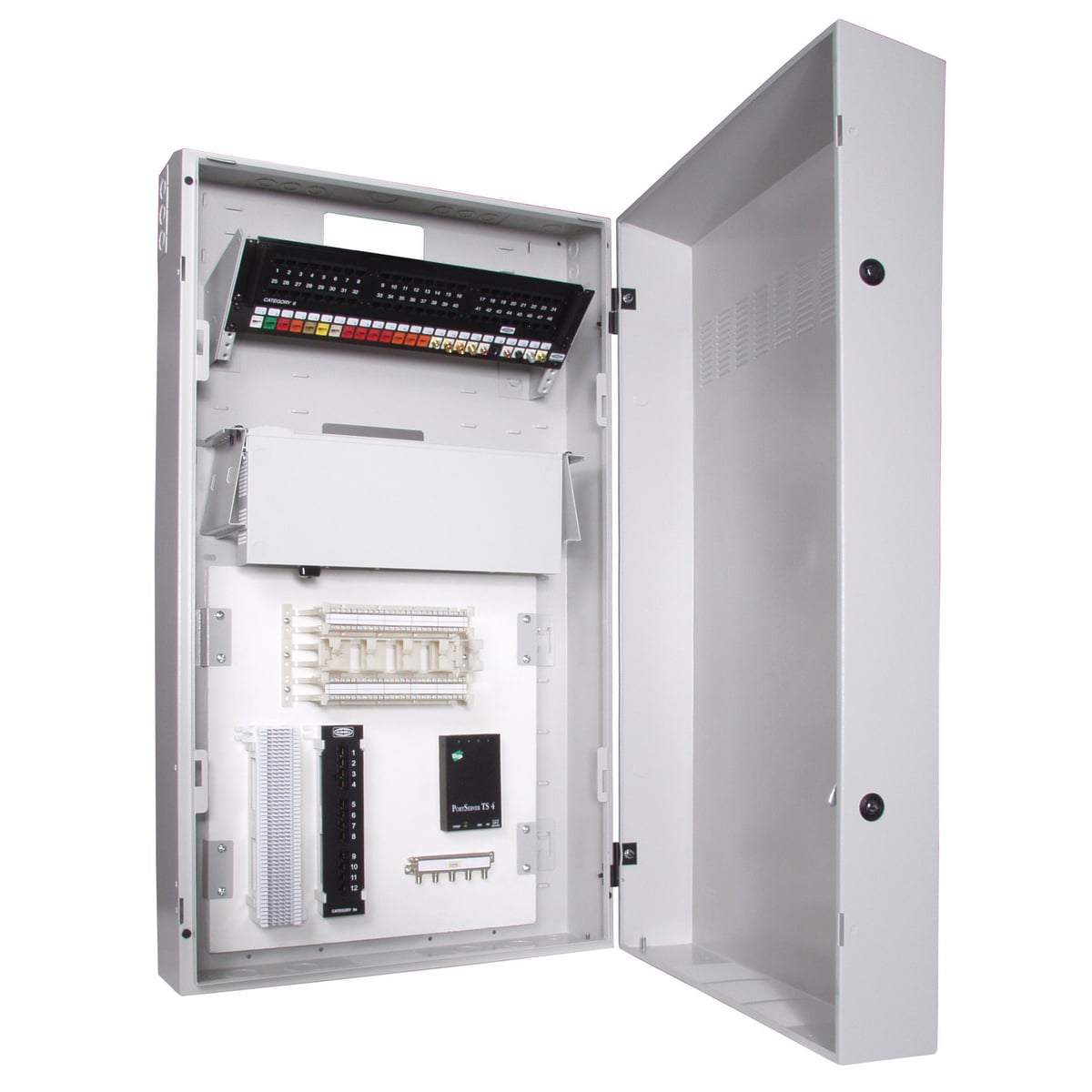 REBOX Commercial Cabinet, 32" H x 24.2" W x 10" D, Light Gray, Unloaded