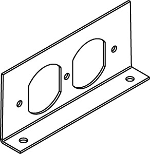 Duplx Device BrktShallow Rfb