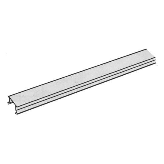 10 feet Removable plastic closure strip.
