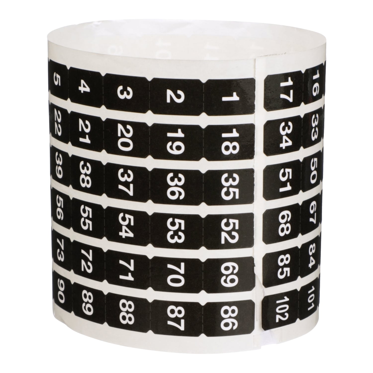Panelboard accessory, NQ, number strip, 1 to 102