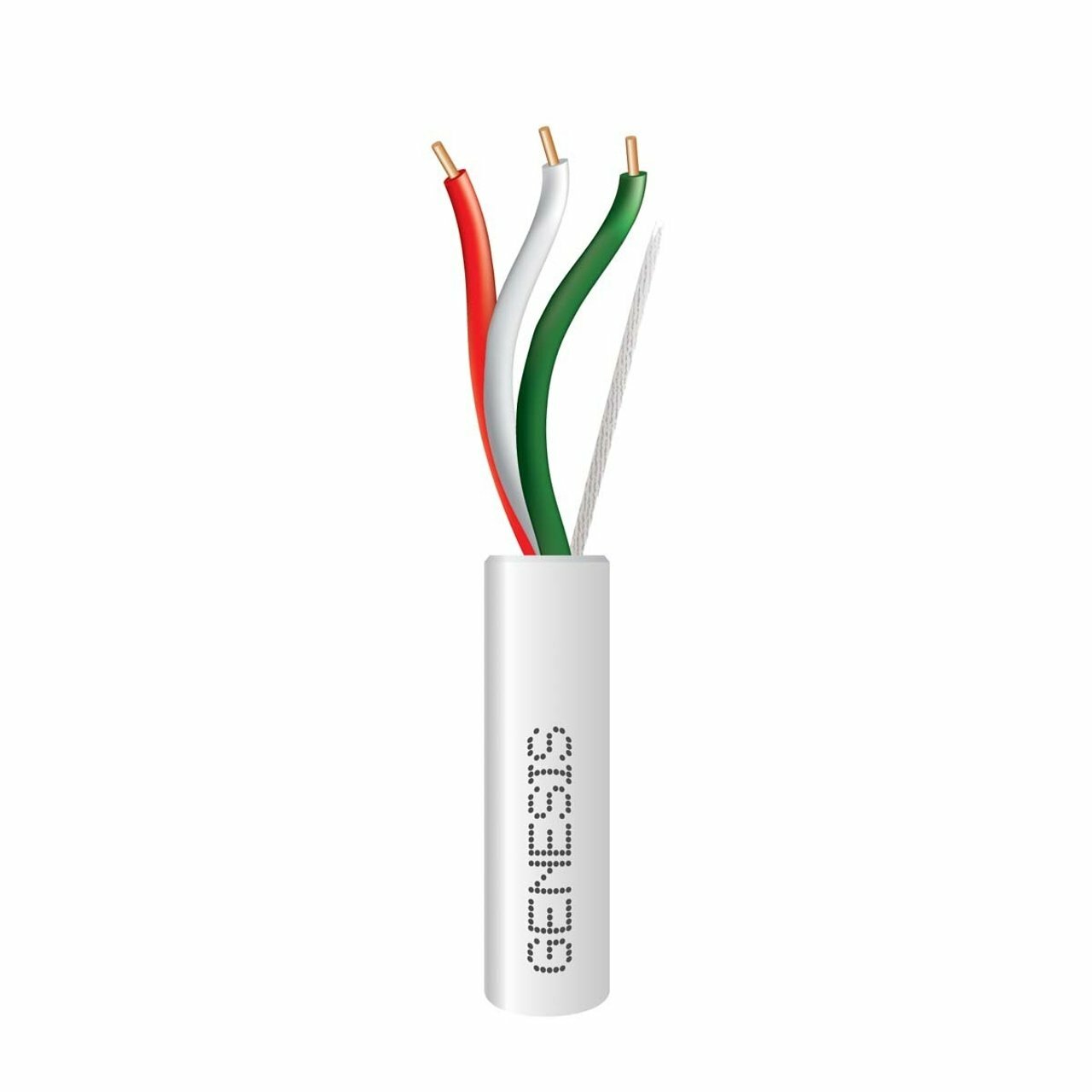 18/3 SOLID THERMOSTAT CABLE - 4 X 500 FT REEL - WHITE