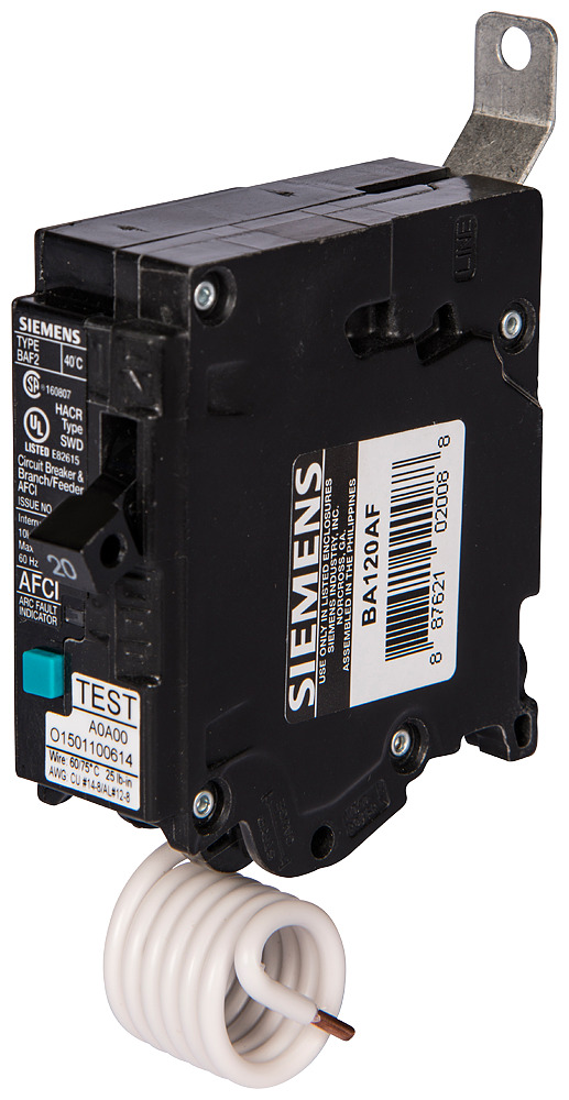 BREAKER 20A 1P 120V 22K BAF2H COMB AFCI
