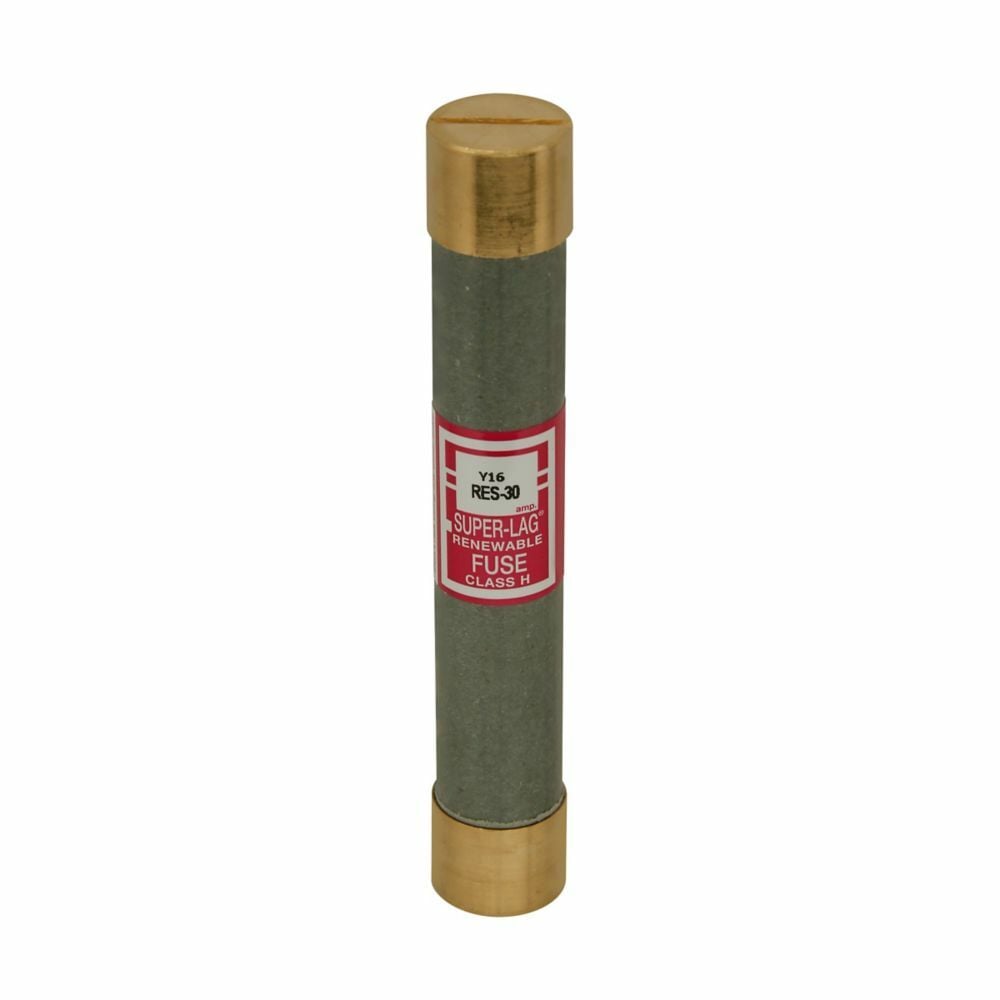 Eaton Bussmann series RES fuse, time lag, non current-limiting, Industrial and commercial structures, 25 A, Class H, Non-indicating, 10 kAIC at 250 Vac, Standard, 10, 600 V