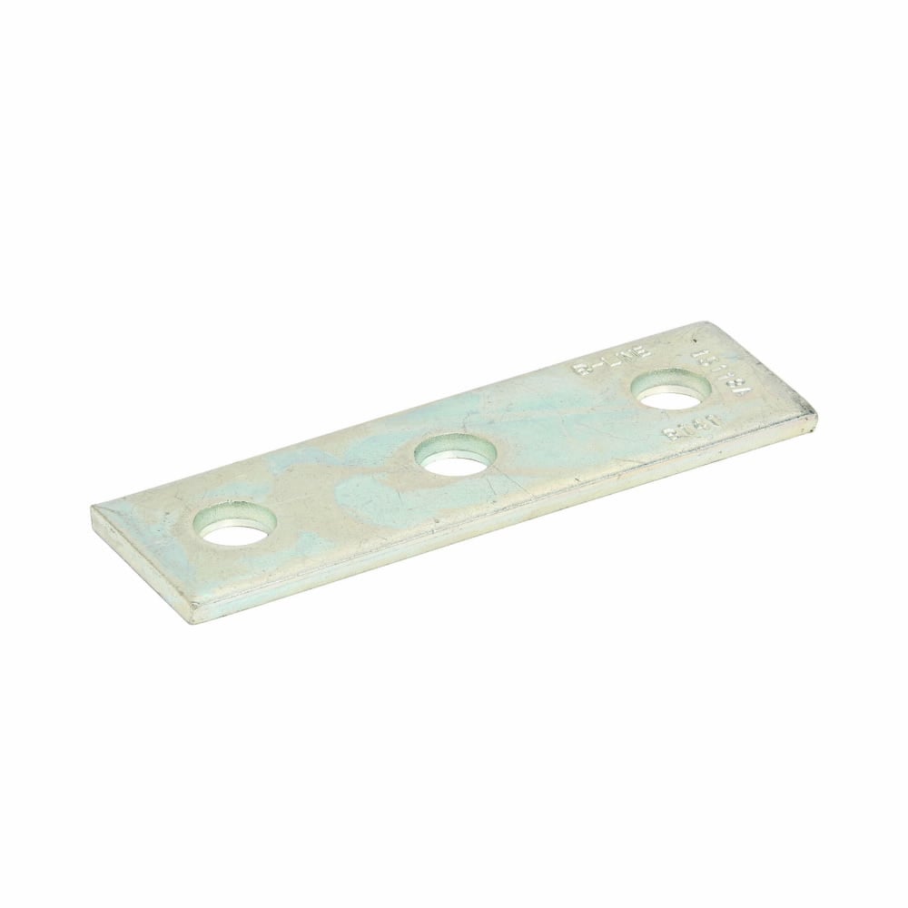 Eaton B-Line series splice plate, 0.23" H x 5.37" L x 1.62" W, Steel, DURA GREEN, 1/4" Gauge