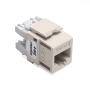 GigaMax 5e+ QuickPort Connector, CAT 5e, light almond