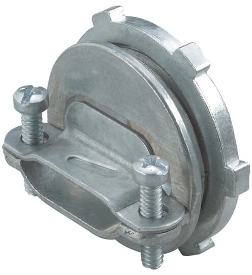 Connector, Non-Watertight Clamp-Type, Conduit Size 2 Inches, Clamping Range 0.75 Inch - 1.12 Inch, Die Cast Zinc