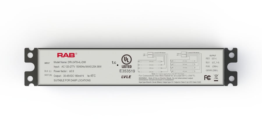 Driver Linear Tubes T8 4 Feet Type C Driver 52W 2-4Lamps
