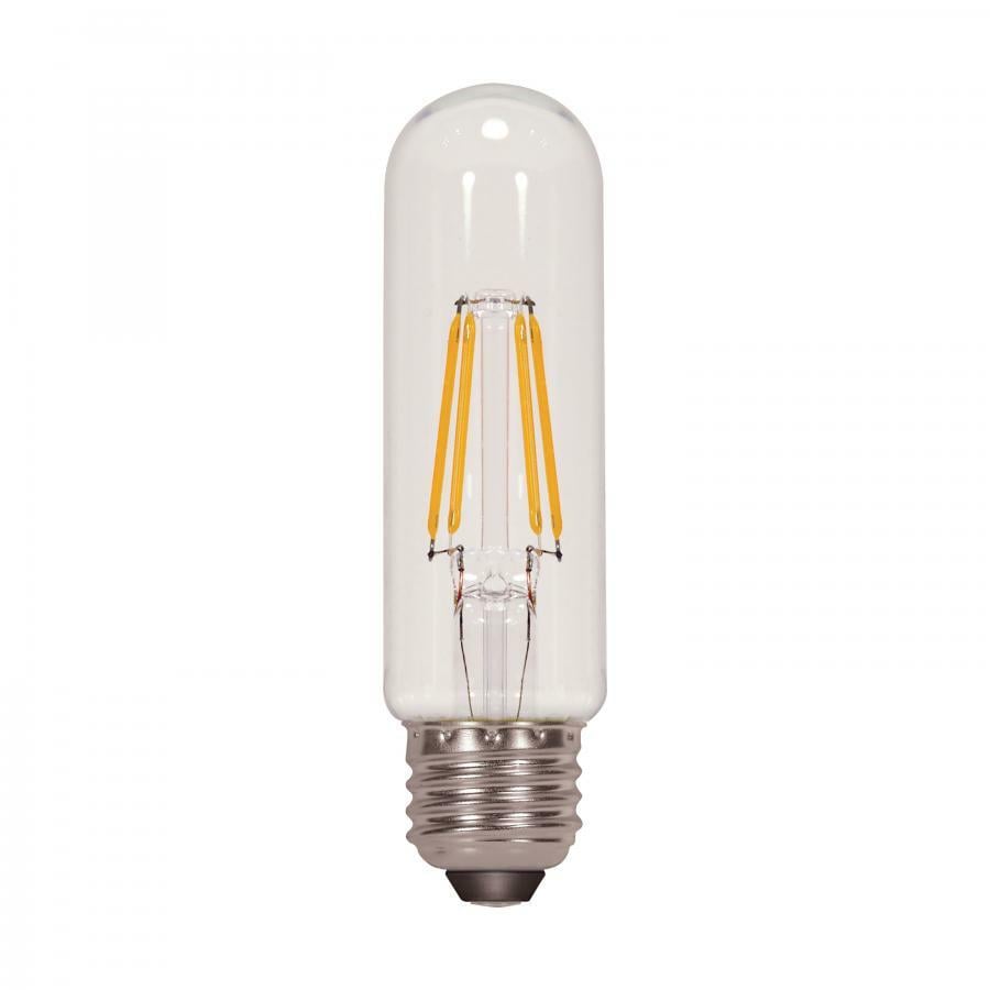 Light Bulb - 4.5 Watt T10 LED - Clear - Medium Base - 3000K - 430 Lumens - 120 Volts