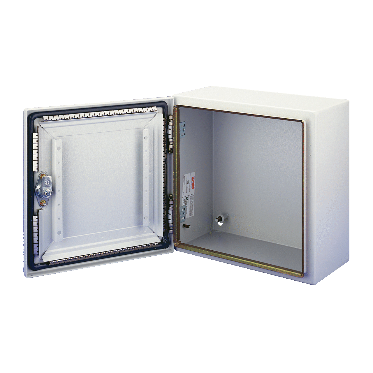 Concept EMC Enclosure Type 4, 24.00x24.00x12.00, Light Gray, Mild Steel