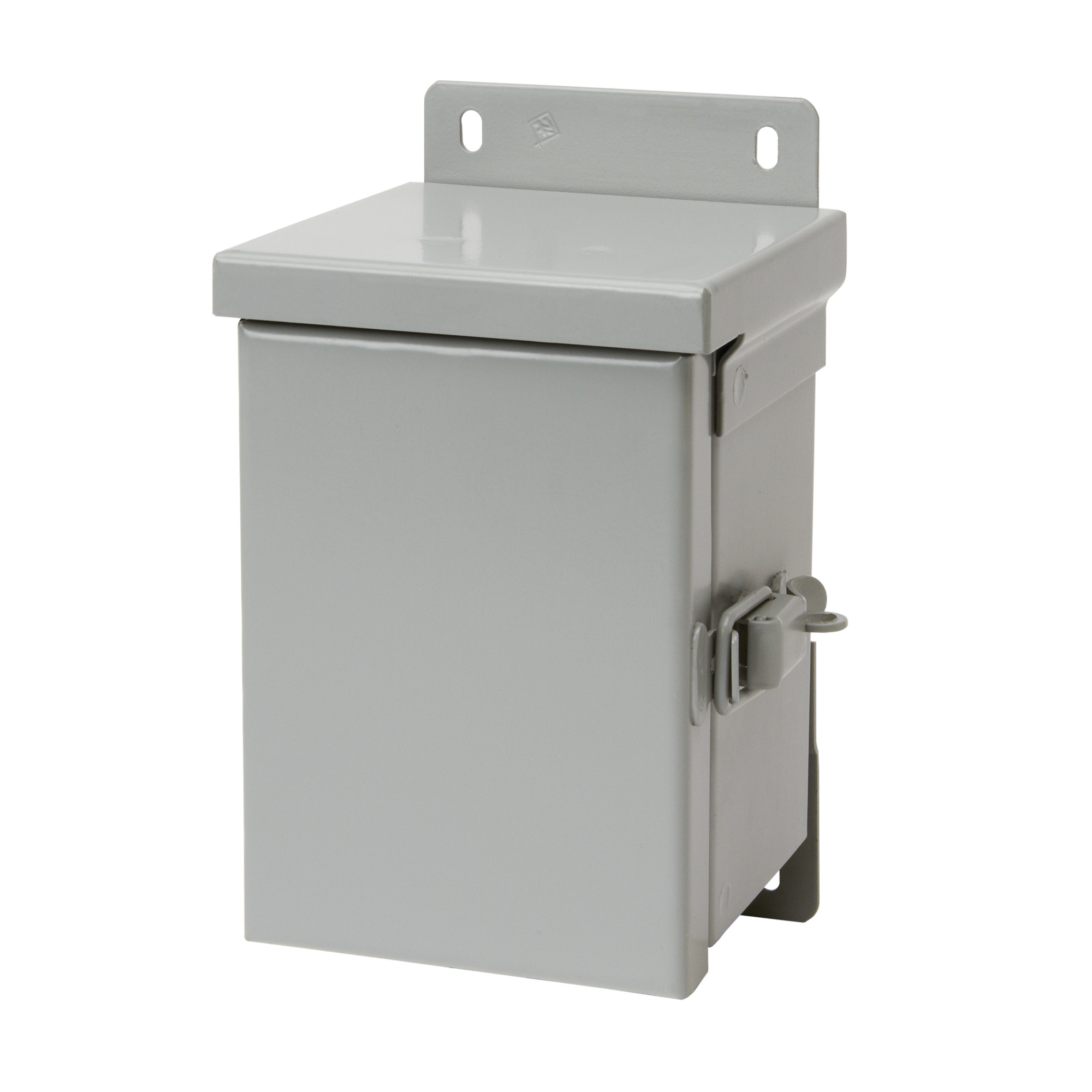 Hinge-Cover Small Drip-Shield Enclosure Type 3R, 8.00x8.00x6.00, Gray, Steel