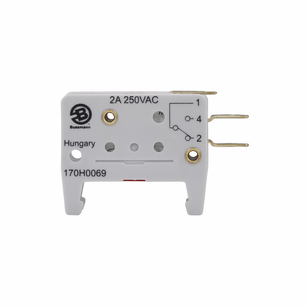 Eaton Bussmann series high speed microswitch, 5A, With Indicator, Fuse Accessory