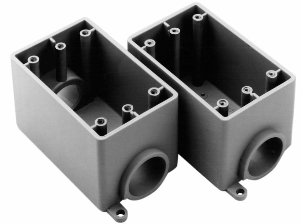 FSED050710 PVC FSE SING. GANG BOX DEEP KRALOY