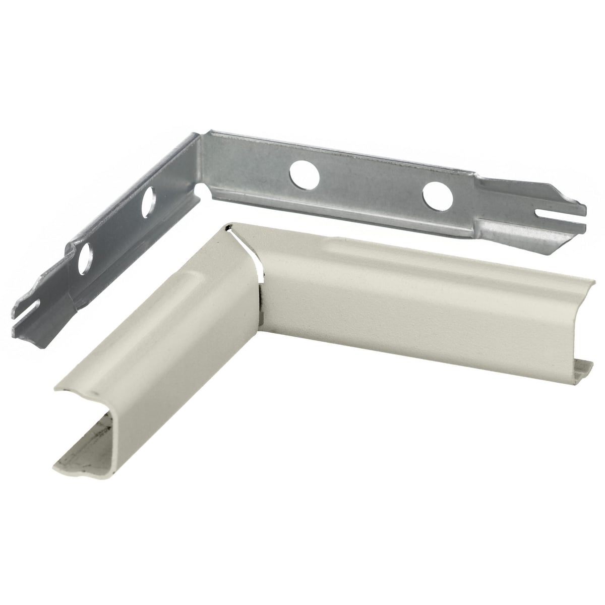 Metal Raceway, Internal Elbow, HBL500 Series, Ivory