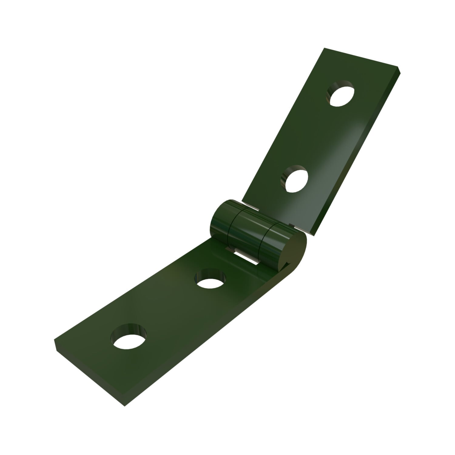 P1354-GR Adjustable Channel Hinged Fitting, 4 Holes, 1-5/8 in W x 1/4 in THK, HRPO Steel