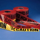 Buried Utility Tape, Red, Legend HIGH VOLTAGE LINE, 6 inch width, 1000 Feet