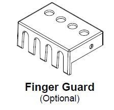 Control Transformer Accessories - Finger Guards, 50 to 350 VA, AR, QR, PR, KHR, SR Suffixes