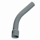 Schedule 40 Elbow, Size 3 Inches, Bend Radius 30 Inches, Bend Angle 22-1/2 Degrees, Material PVC, Belled End