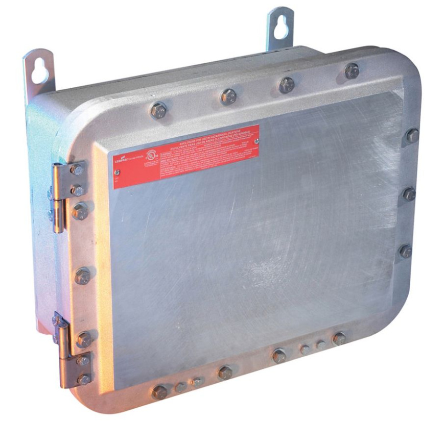 EJB080606 Style D Conduit Junction Box, 8 in x 6 in x 6 in, For Use With Threaded Rigid Conduit, Feraloy Iron Alloy